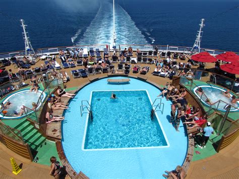 The different types of pools on the Carnival Magic